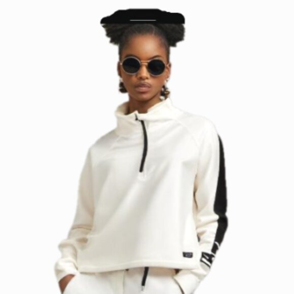 Calvin Klein Performance Wear White & Black Pullover, Size Medium - Picture 1 of 8